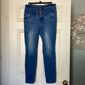High Waist Skinny Jean Pants